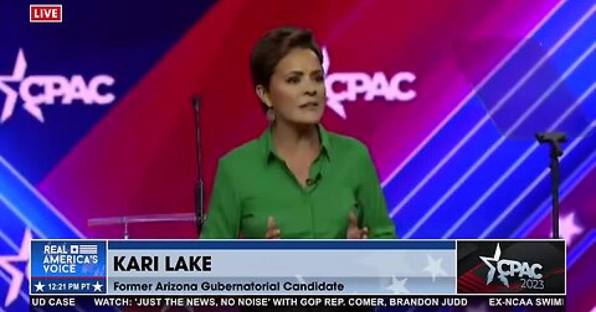 Kari Lake wins CPAC straw poll for Trump's next Vice President Just